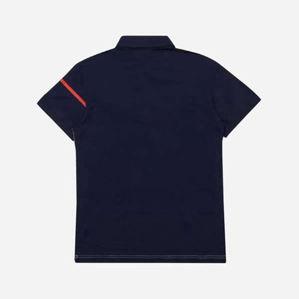 Fila Golf V-Line S/S Men's Polo Shirts - Navy,NZ 19-30724